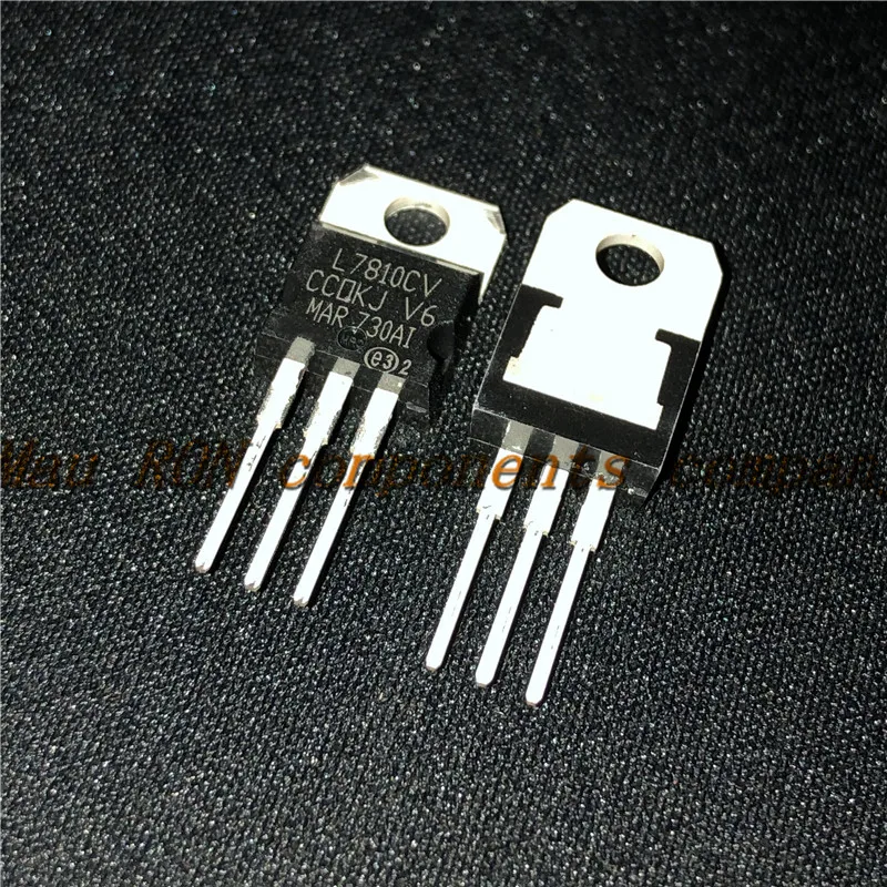 10PCS/LOT L7810CV TO220 L7810 TO-220 7810 LM7810 MC7810 10V 1.5A  New original  In Stock