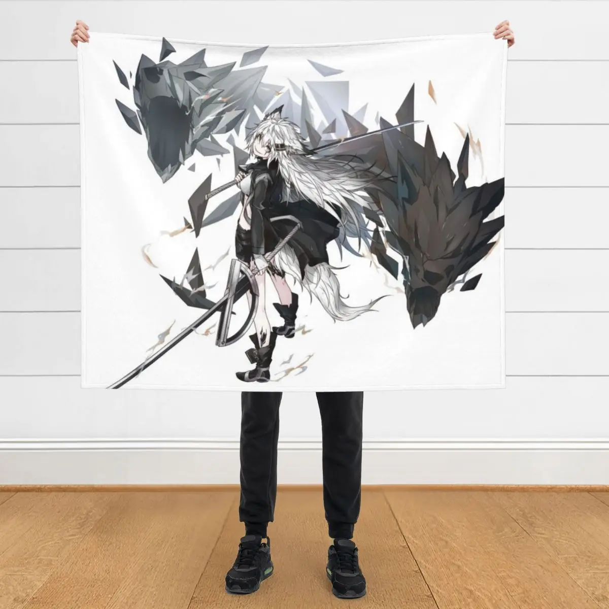 

Lappland arknights Throw Blanket Beautifuls Picnic Large Blankets
