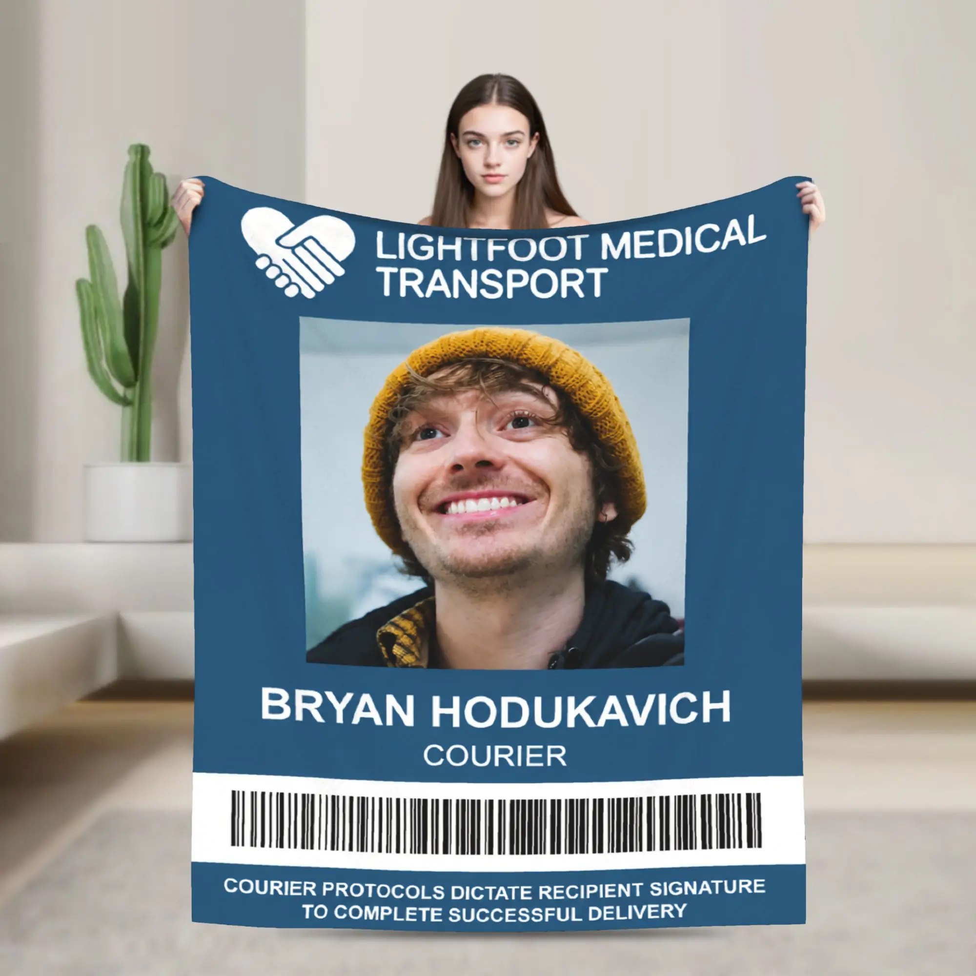 Bryan Hodukavich ID Card Blankets R-Residents Horror Movie Flannel Awesome Warm Throw Blanket for Home Decoration