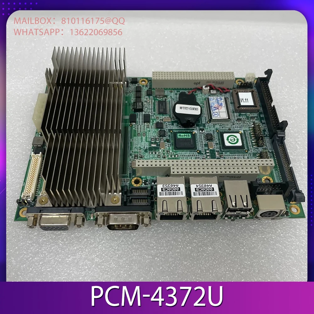 For Advantech Control Motherboard module NAEM-1001E 9792100102E 9792100101E PCM-4372U PCM-4372F 1 piece  For Advantech Two-port