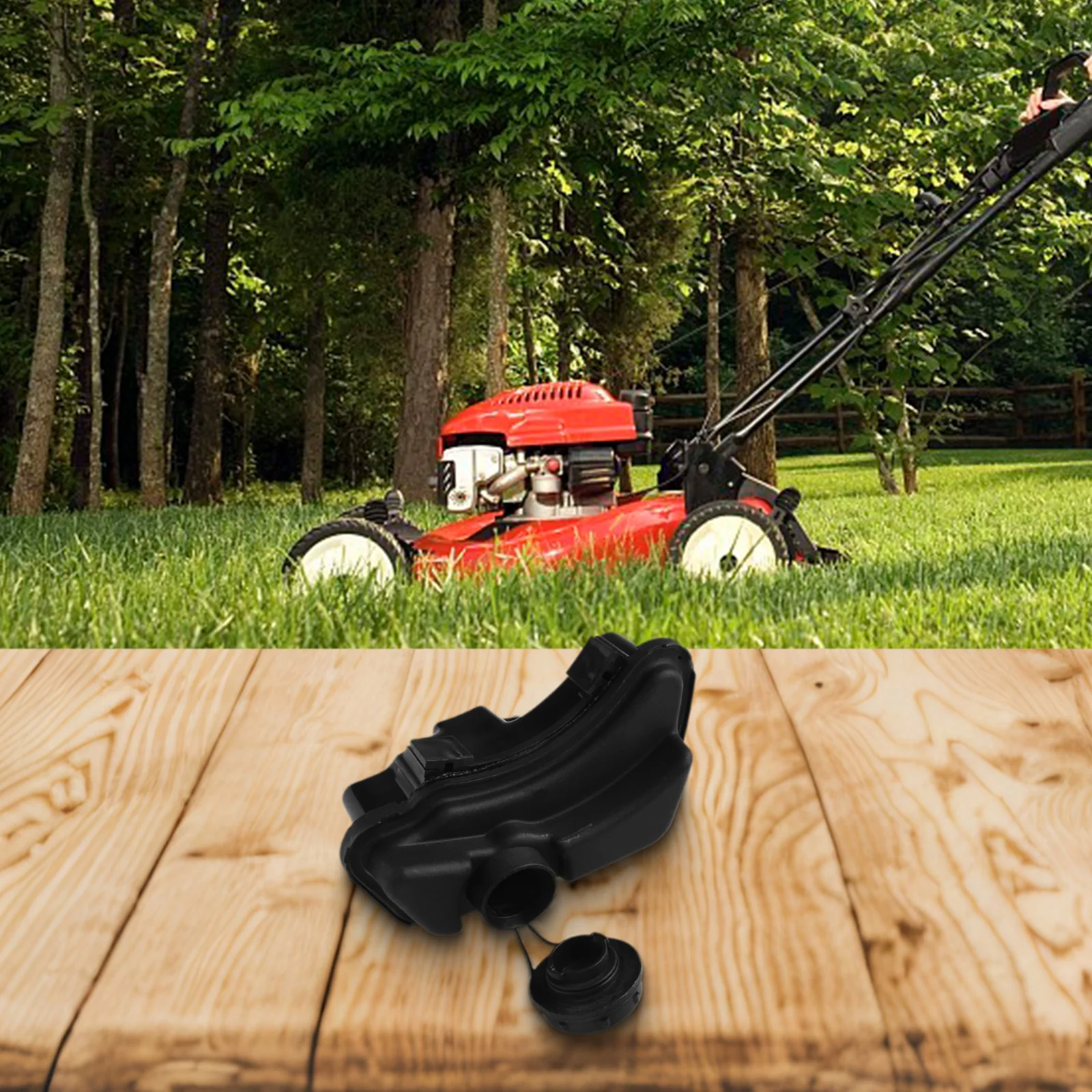 

Premium Black Plastic 591947 Fuel Tank Replacement for Lawn Mowers Spare Parts Accessories Ensures Optimal Size and Performance