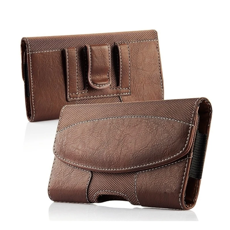 PU Leather Holster Holder Phone PU Leather Belt for Case with Belt Clip Loop Closure Bag Cover