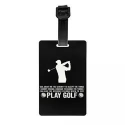 Funny Golf Quote Luggage Tag Suitcase Baggage Privacy Cover ID Label