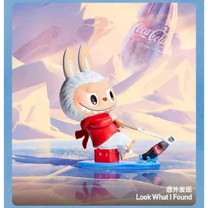 الوحوش الحقيقية كوكا كولا لابوبو سلسلة أعمى مربع لابوبو الشكل الغموض مربع مجموعة عصرية عيد الميلاد هدية الديكور أفضل 10 مبيعات لمحفظة كوكا - رقم 6