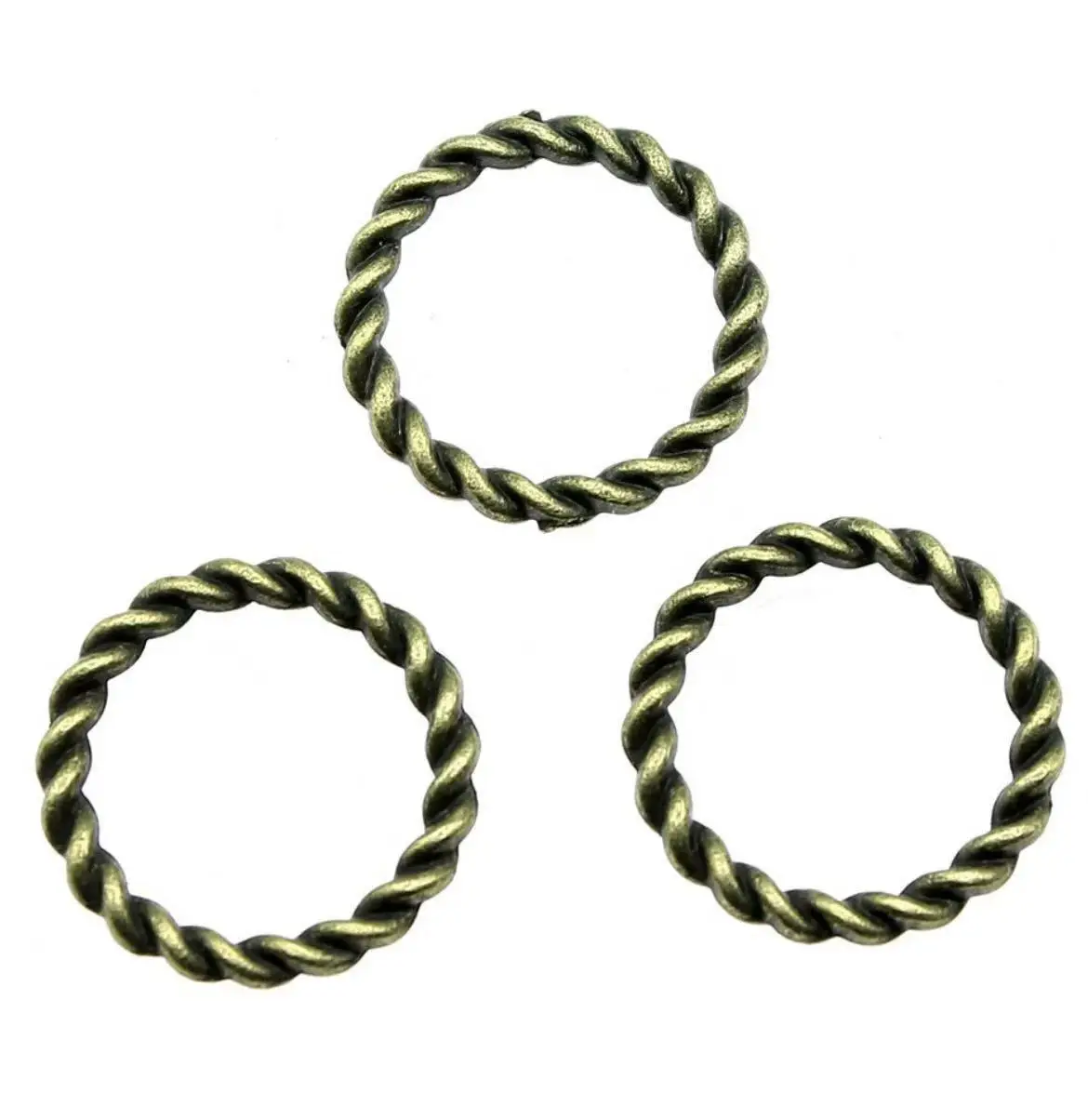 35pcs 15*15mm Zinc alloy metal ring charms  for jewelry handmade   T0018