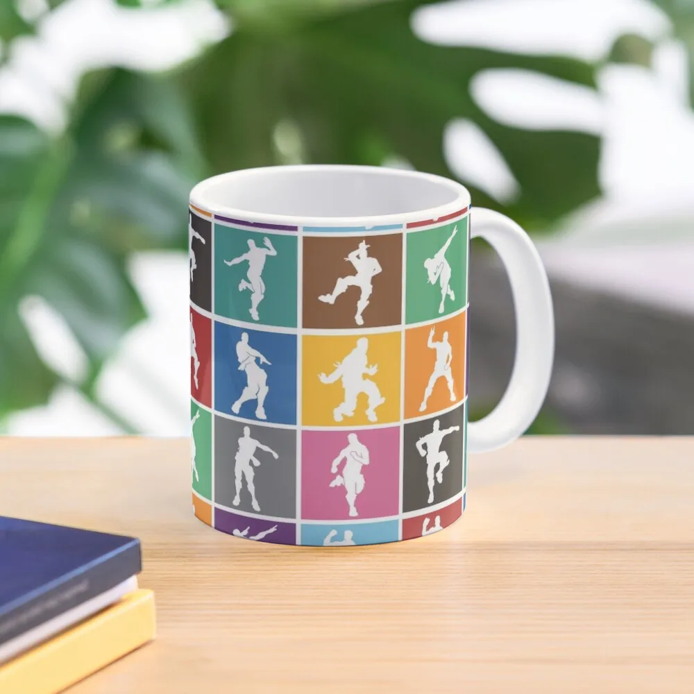 Battle Royale Victory Dance Rainbow Latt  Mug Coffee Picture Gifts Photo Drinkware Image Tea Printed Simple Design Handle Round