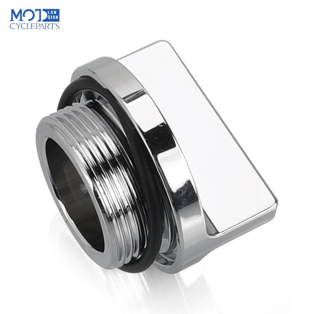 جديد لـ Kawasaki Vulcan 1600 Classic Mean Streak Nomad VN1600 2003-2007 2008 ملحقات الدراجة النارية غطاء حشو الزيت الخام الكروم #6