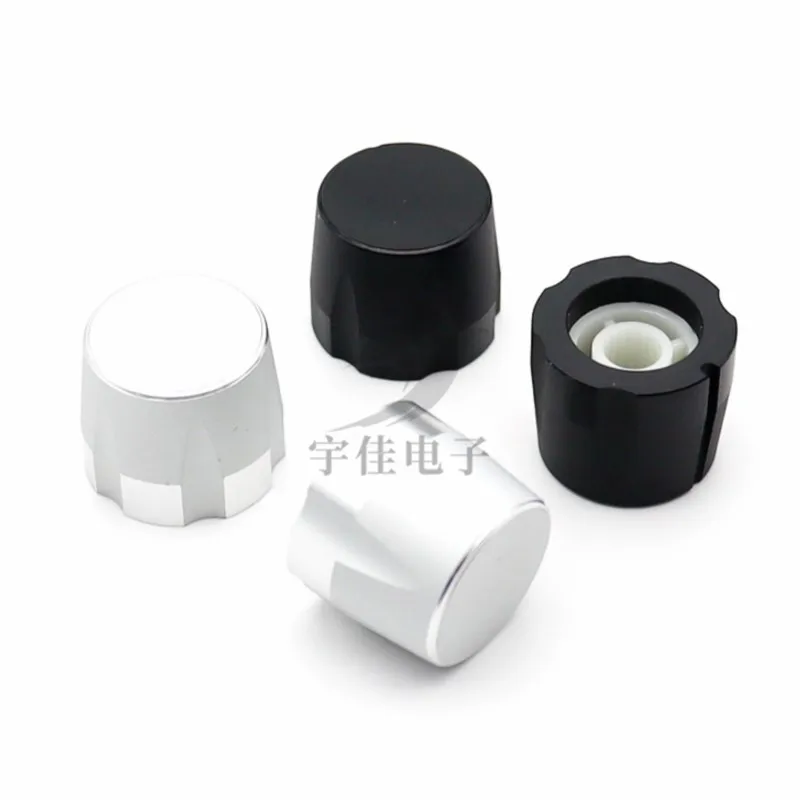 1PCS 21×17MM All Aluminum Knob cap, Potentiometer Knob cap, high-end instrument amplifier Power Amplifier Adjustment Knob Cap