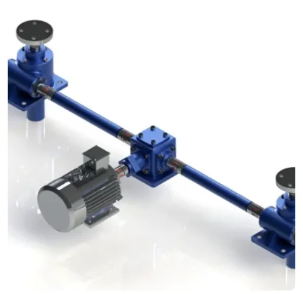 SWL Screw Hoist Hand-cranked Electric Turbine Worm Gear Elevator Worm Gear Reducer