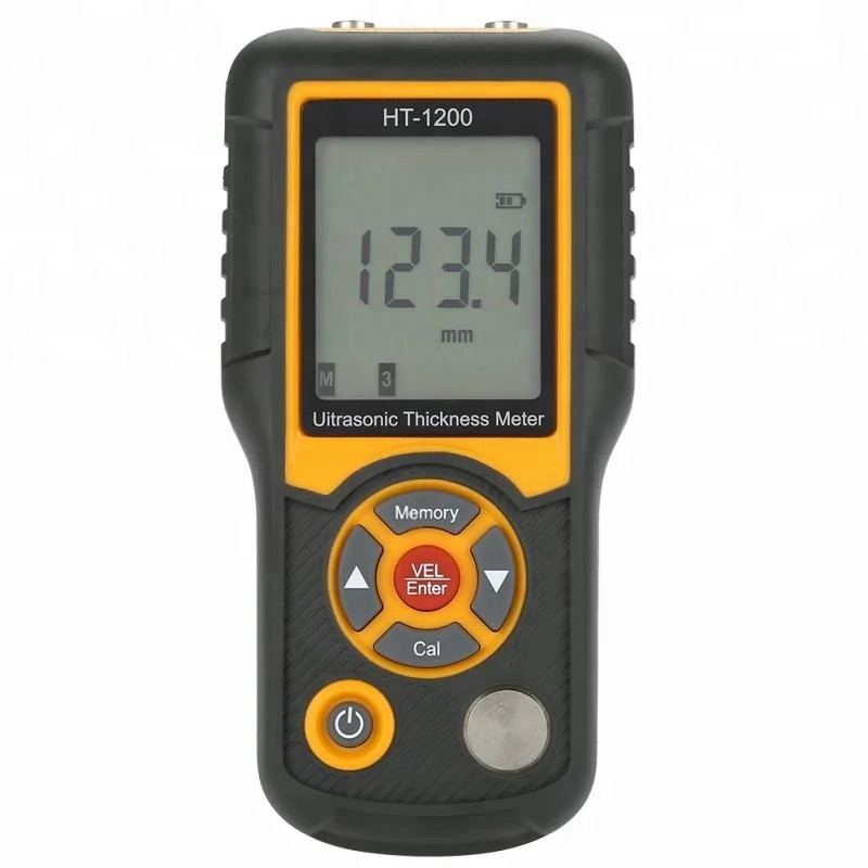 HTI BEST TOOLS Digital LCD HT-1200 Ultrasonic Thickness Meter Tester Gauge Measuring Tools 1.2~225mm Range