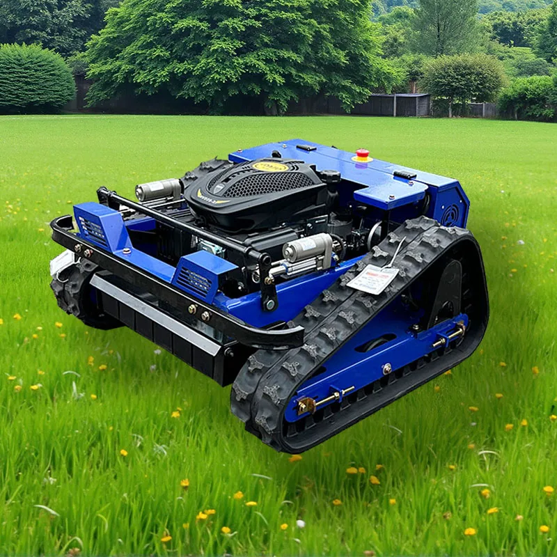 

Customized Grass Cutting Machine Crawler Brush Cutter for Agriculture Remote Control Robot Lawn Mower