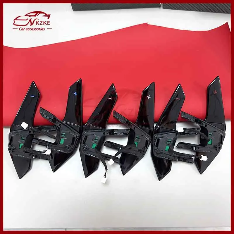 Piano paint black modified multifunctional steering wheel, suitable for shift paddles for Volkswagen Golf 7/7.5 GTI/R