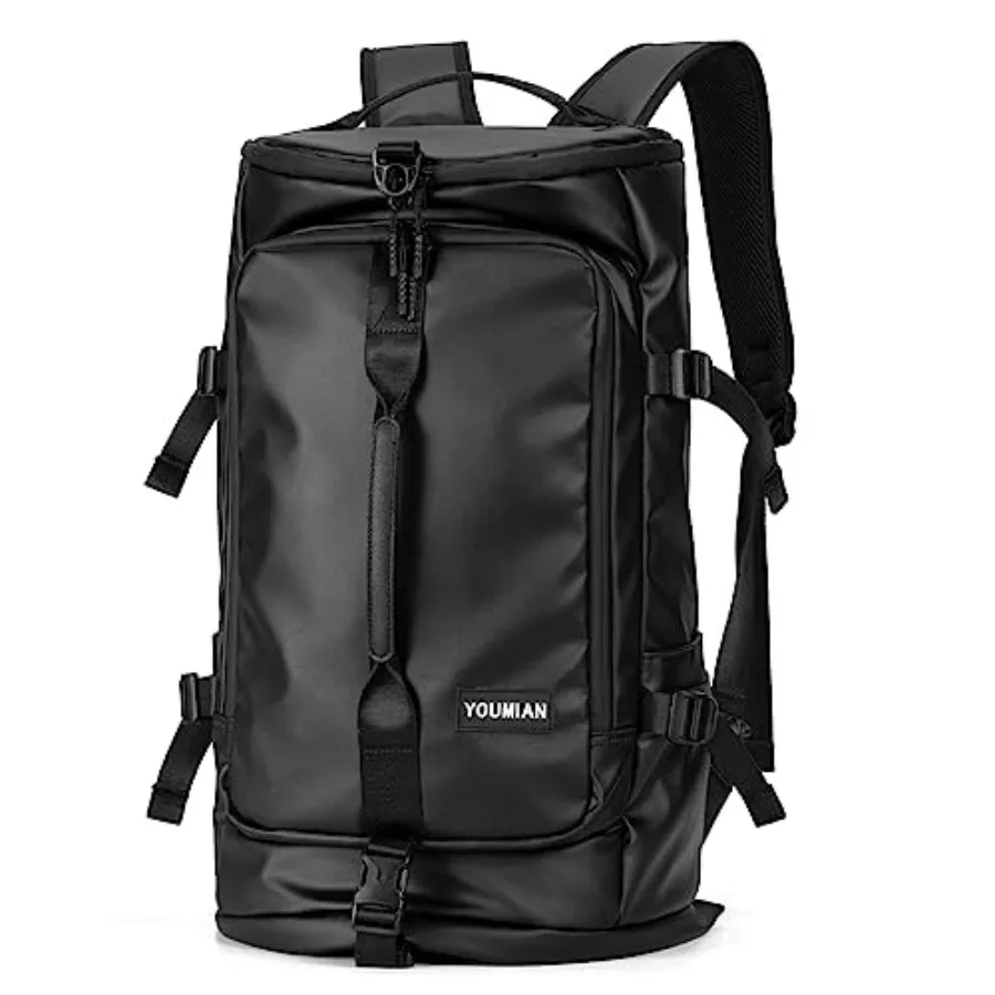 

Gym Duffle Bag 3 IN 1 Travel Backpack 40L Waterproof Shoe Compartment for Men and Women Basketball Soccer Sports Bag