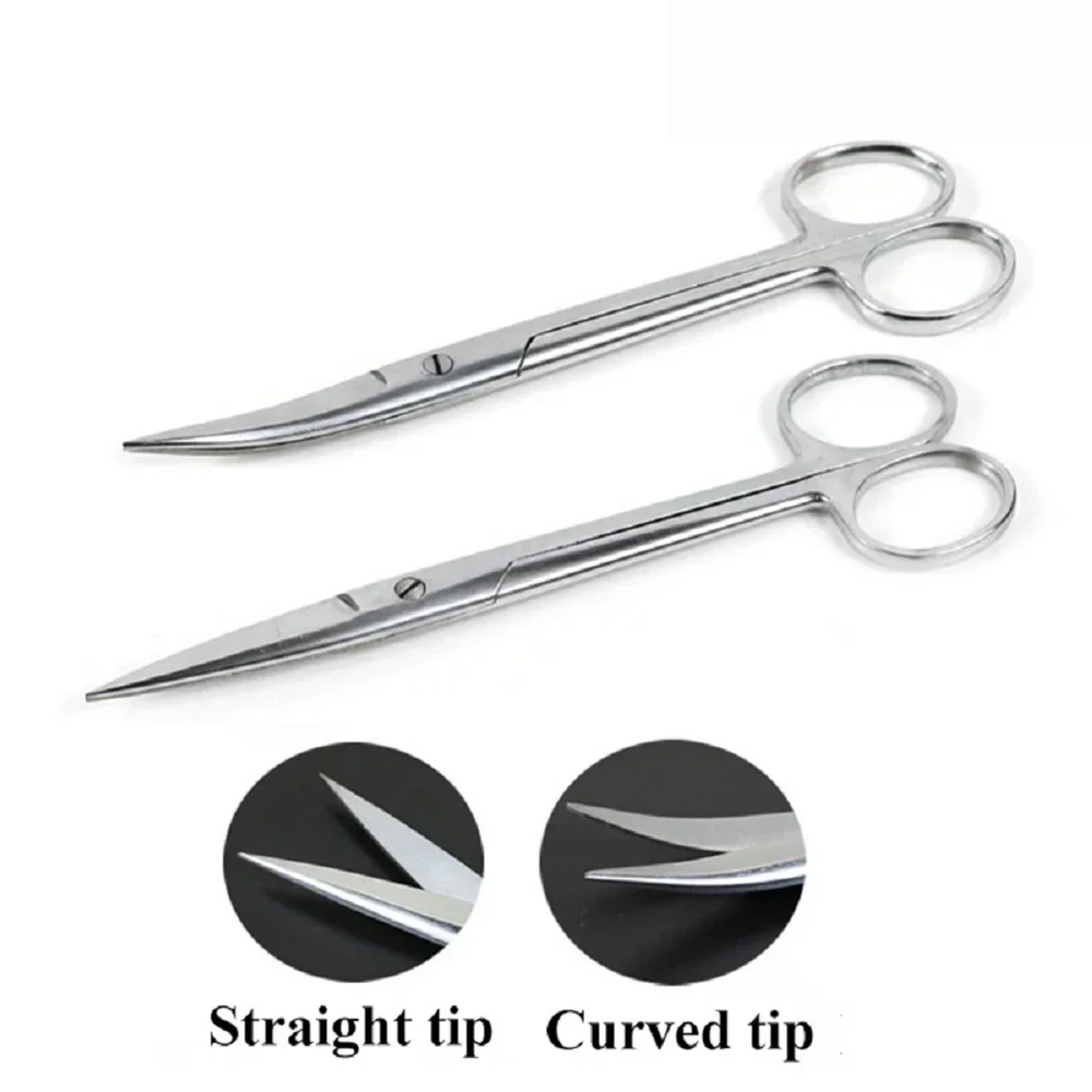 Stainless Steel Scissors For Eyebrows And Eyelashes, Beard Trimming And Mustache Scissors, Nail, Nose And Facial Hair Scissors