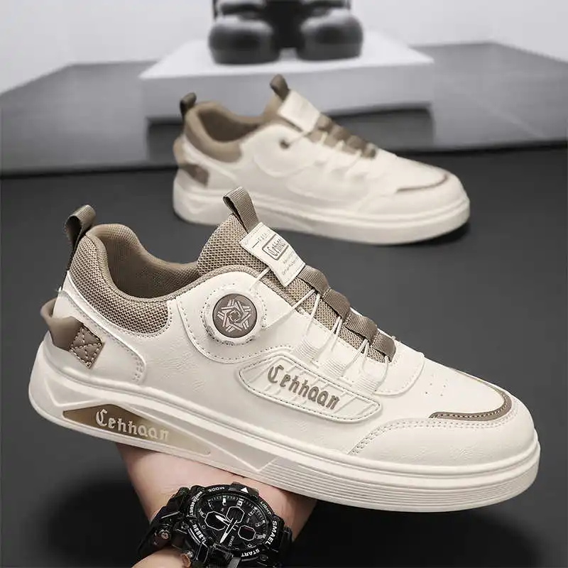 tenis-masculino-esportivo-de-couro-natural-com-sola-grossa-para-basquete-e-uso-diario-branco-promocao