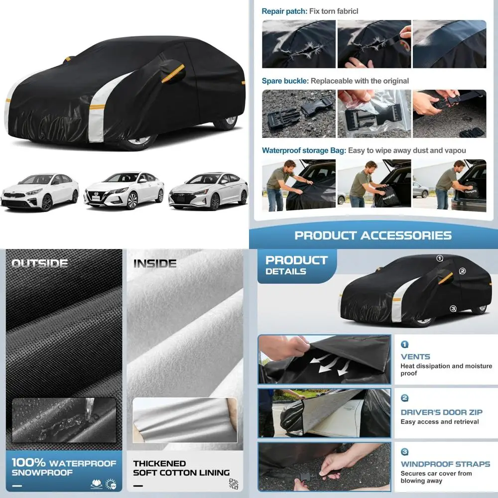 

Автомобильный чехол на заказ, водонепроницаемая всепогодная защита для седанов, индивидуальная посадка, вентилируемый дизайн, подходит для Hyundai Elantra, Ni