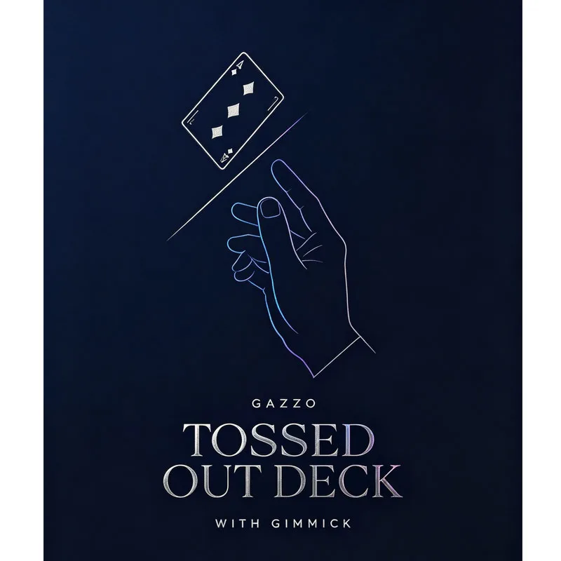Image of Gazzo Tossed Out Deck (mit Gimmick) von Gazzo Magic Tricks – klassische Kartenillusionen für Close-Up- und Street-Mentalismus, Zauberer-Requisiten