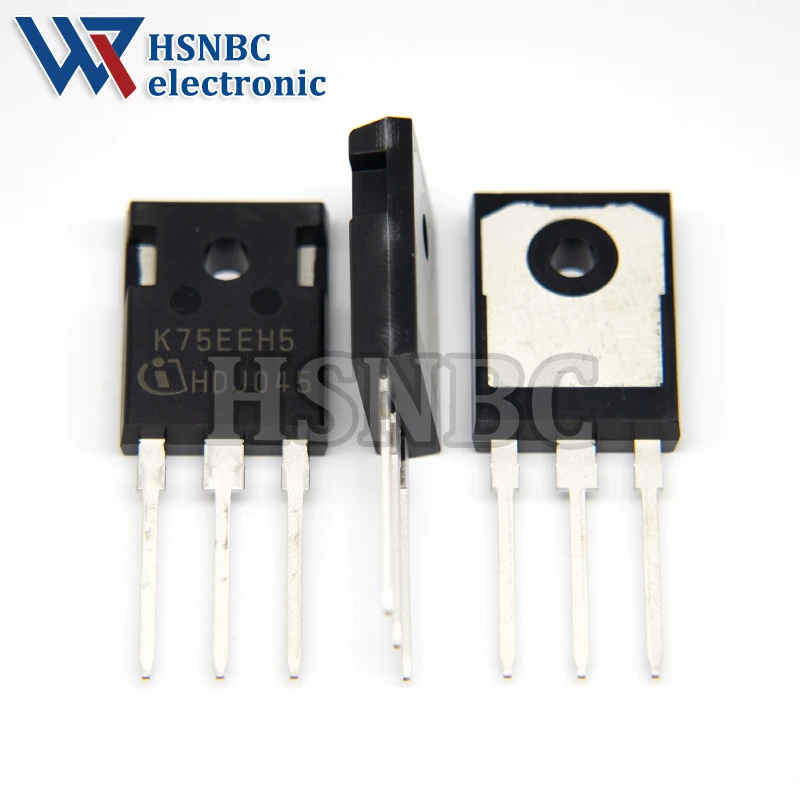 10PCS K75EEH5 IKW75N65EH5 TO-247 650V 75A IGBT Power Transistor 100% New Original
