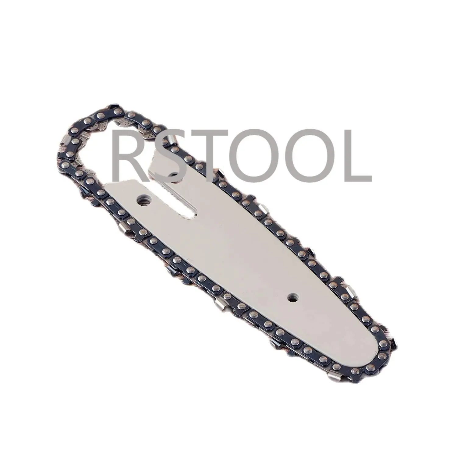 4 pollici/set Mini guida per sega a catena in acciaio + 28cm catene per seghe elettriche sostituzione accessori potenza in acciaio di alta qualità