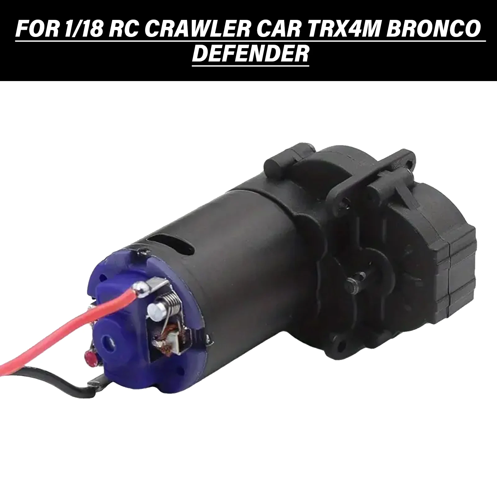 RC car Transmission motor set suitable for 1/18 TRAXXAS remote-controlled tracked vehicle TRX4M Mustang Defender