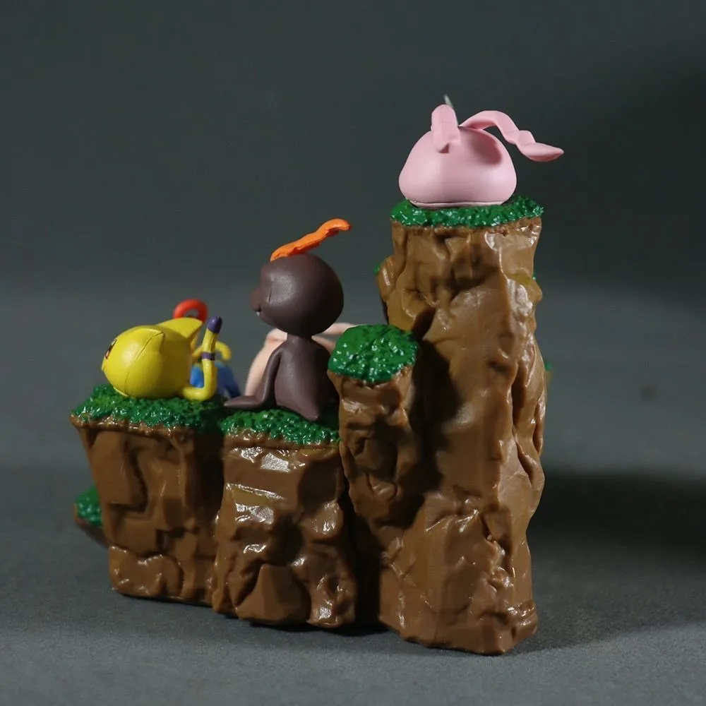 Aventure numérique monstres Gabumon Pyocomon Koromon Mochimon Tokomon Plotmon dessin animé figurines d'action Mini PVC modèle jouets