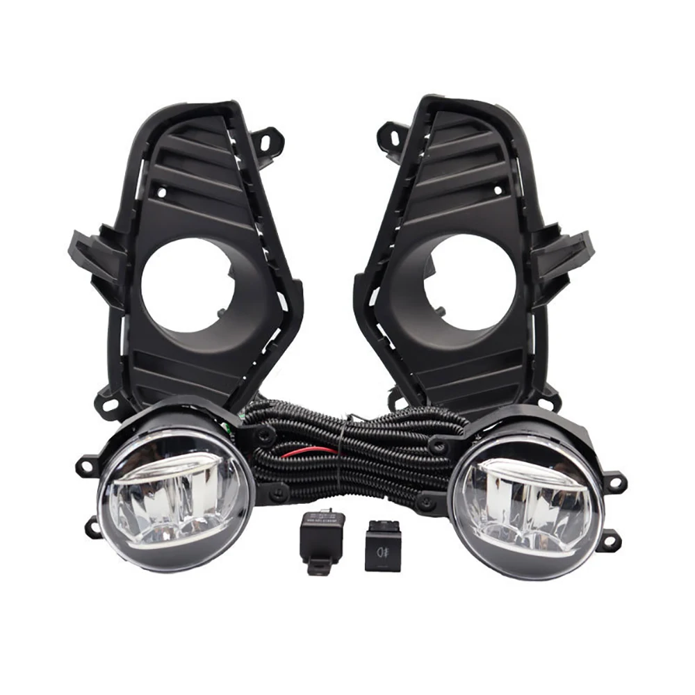 

8121002160 8122002160 2pcs Front Bumper LED Fog Lights Daytime Running Light For Toyota RAV4 2019 2020 2021 2022