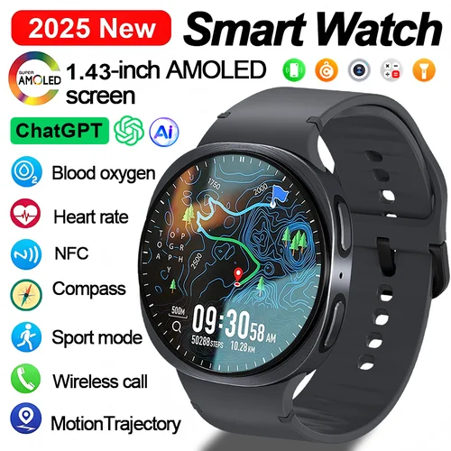 2025 Nuevo Reloj 8 Rastreador Gps Smartwatch Hombre Mujer