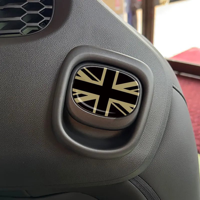 3D Epoxy Seat Back Handle Cover Decoration Sticker Car Stickers For BMW MINI ONE Cooper F56 F57 JCW Trim Interior Accessories