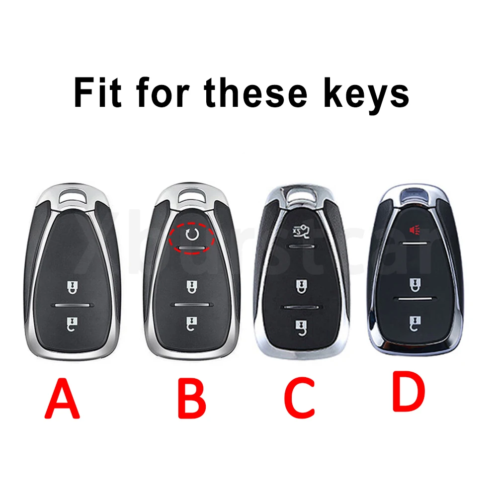 2/3 Buttons TPU Car Key Case Cover for Chevrolet Cruze Spark Camaro Volt Bolt Trax Malibu Captiva Equinox Trax Tracker AVEO Lova