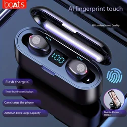 F9 TWS Wireless earphones With Charge case Headset LED Power Display Headphones