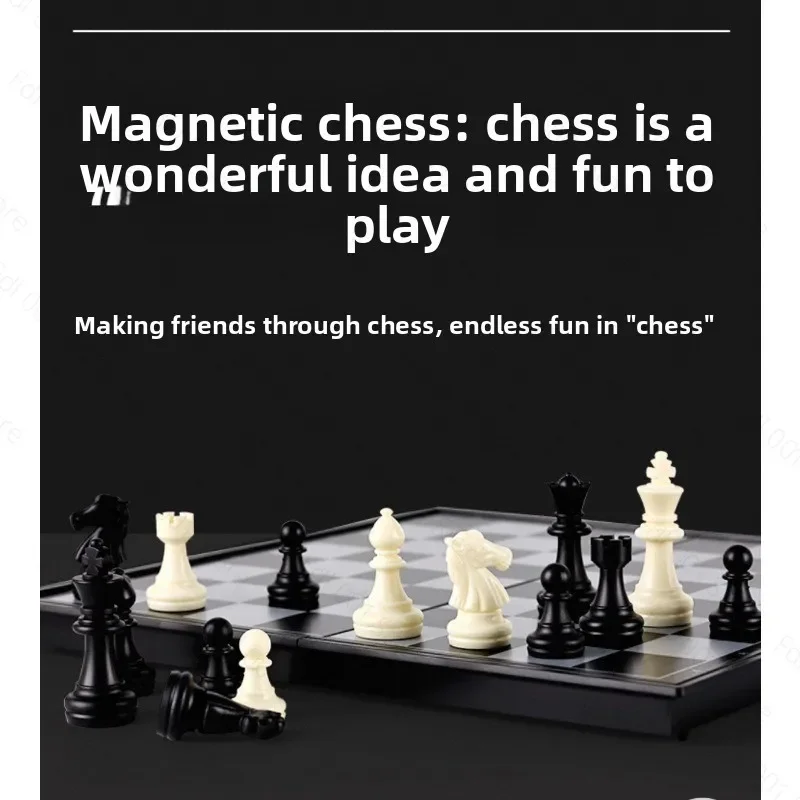 Pocket intelligent electronic chess board children learn chess parent-child puzzle artifact