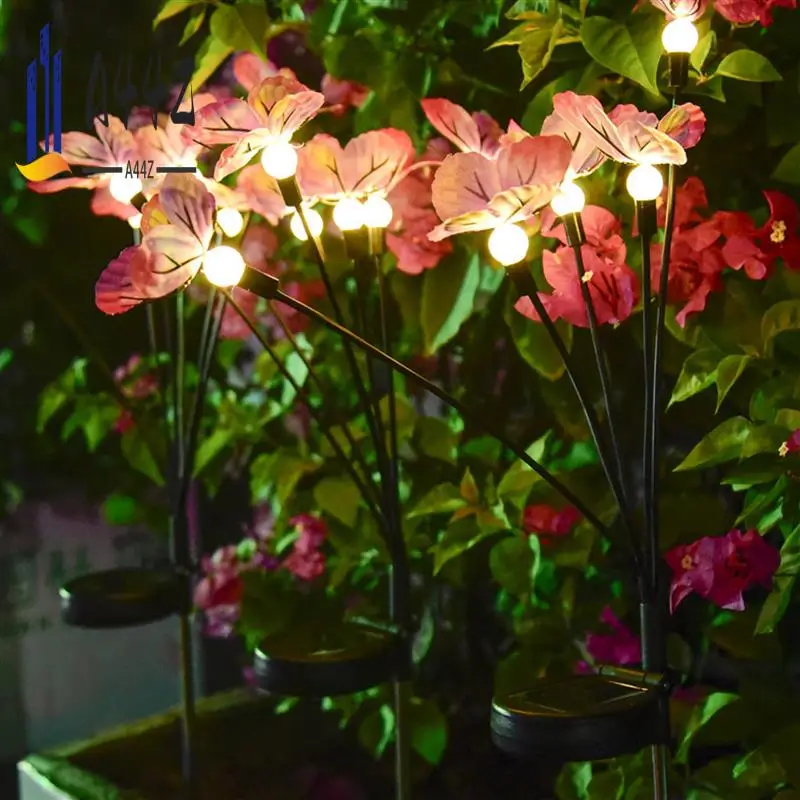 

A44Z-Solar Butterfly Firefly Lights Led Outdoor Waterproof Lawn Lights Garden Decoration Garden Landscape Lights