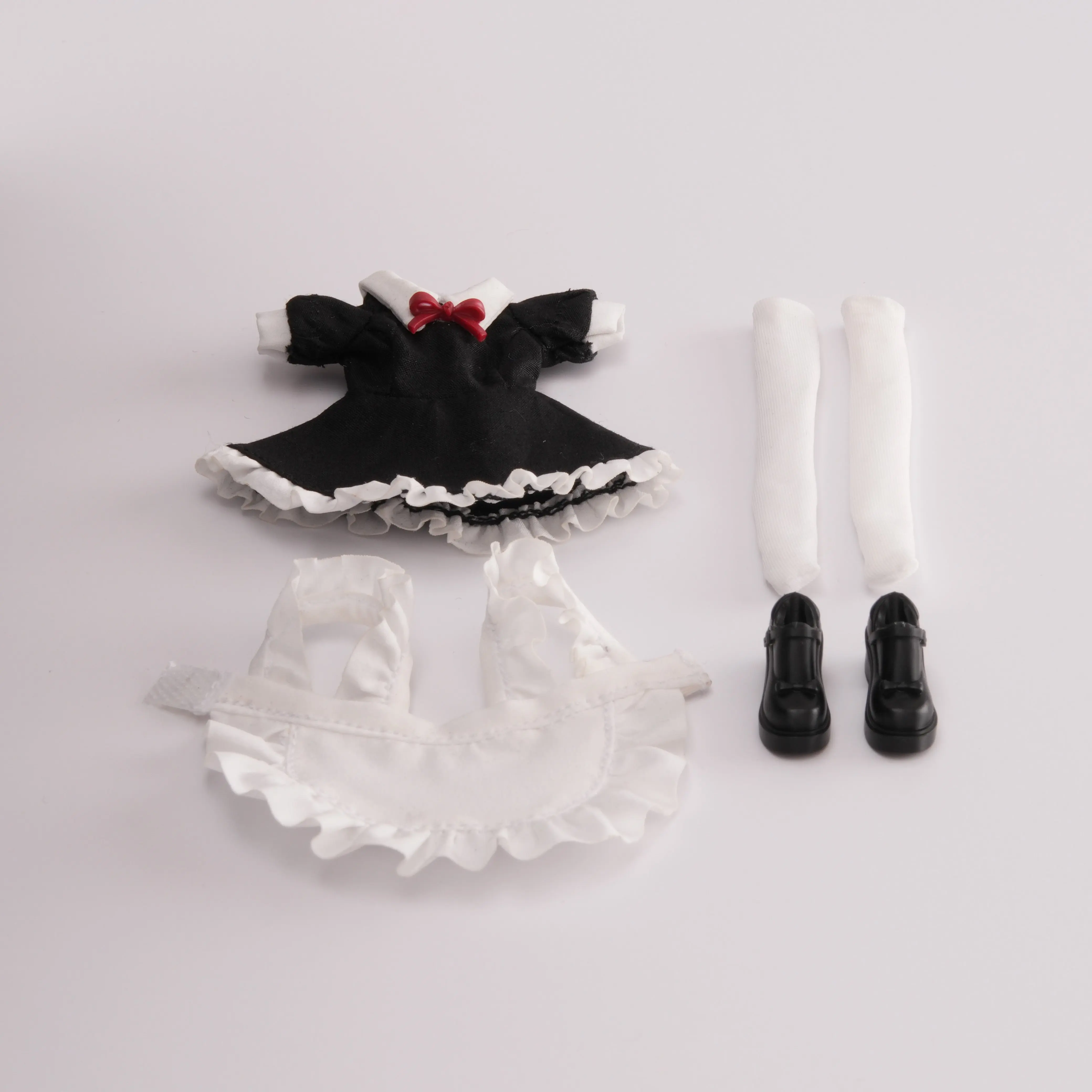 Gel06 99S Serie 1/12 Maßstab Modisches Dienstmädchen-Kurzkleid Weibliche Soldatenkleidung Set Passend für 6-Zoll Actionfiguren Puppen Spielzeug – Detail 6