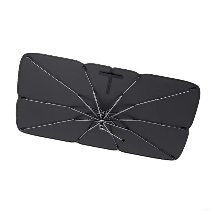 D5BE 140x80cm Auto Windshield Sun Protections Umbrella Protect Against Sun Damage