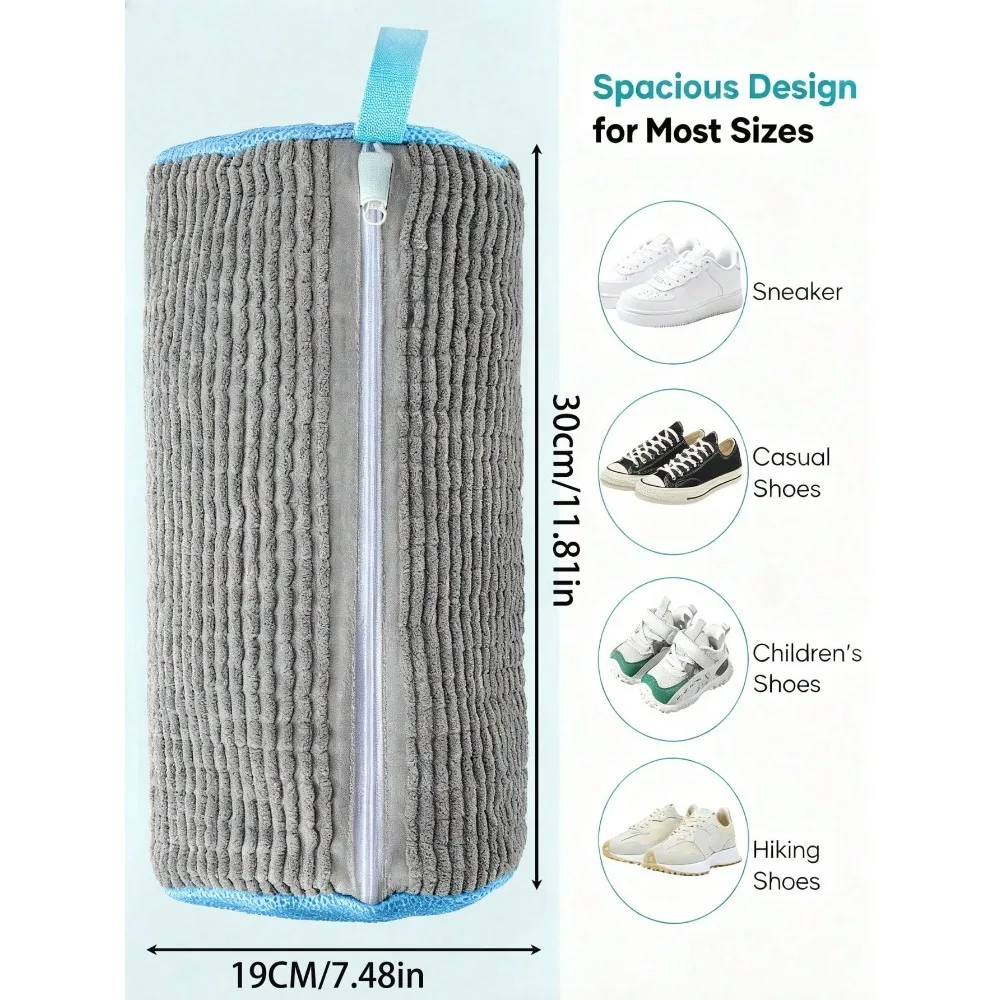 Shoe Washing Bag, Reusable Shoe Mesh Bag For Washing Machine And Dryer, Suitable For Adult Shoes, Anti-Deformation Shoe Washing Bag image 7