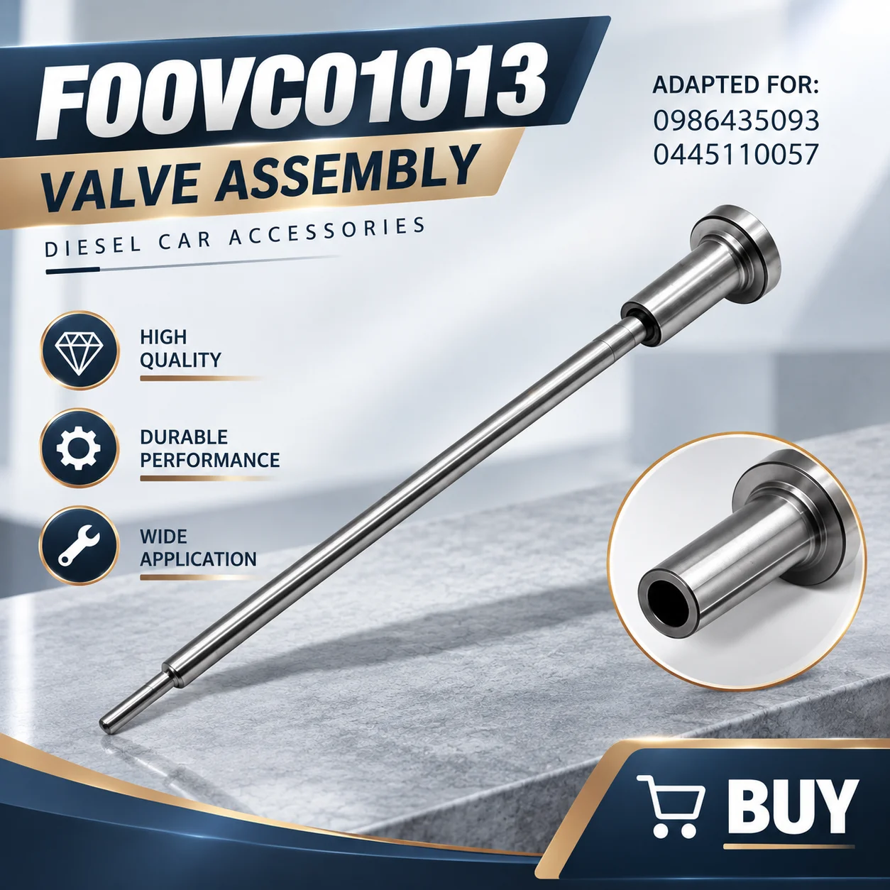 F00VC01013 Diesel Fuel Injector Control Valve Set For 0445110057 0986435093 Supporting Accurate Fuel Delivery Response.LJ1530