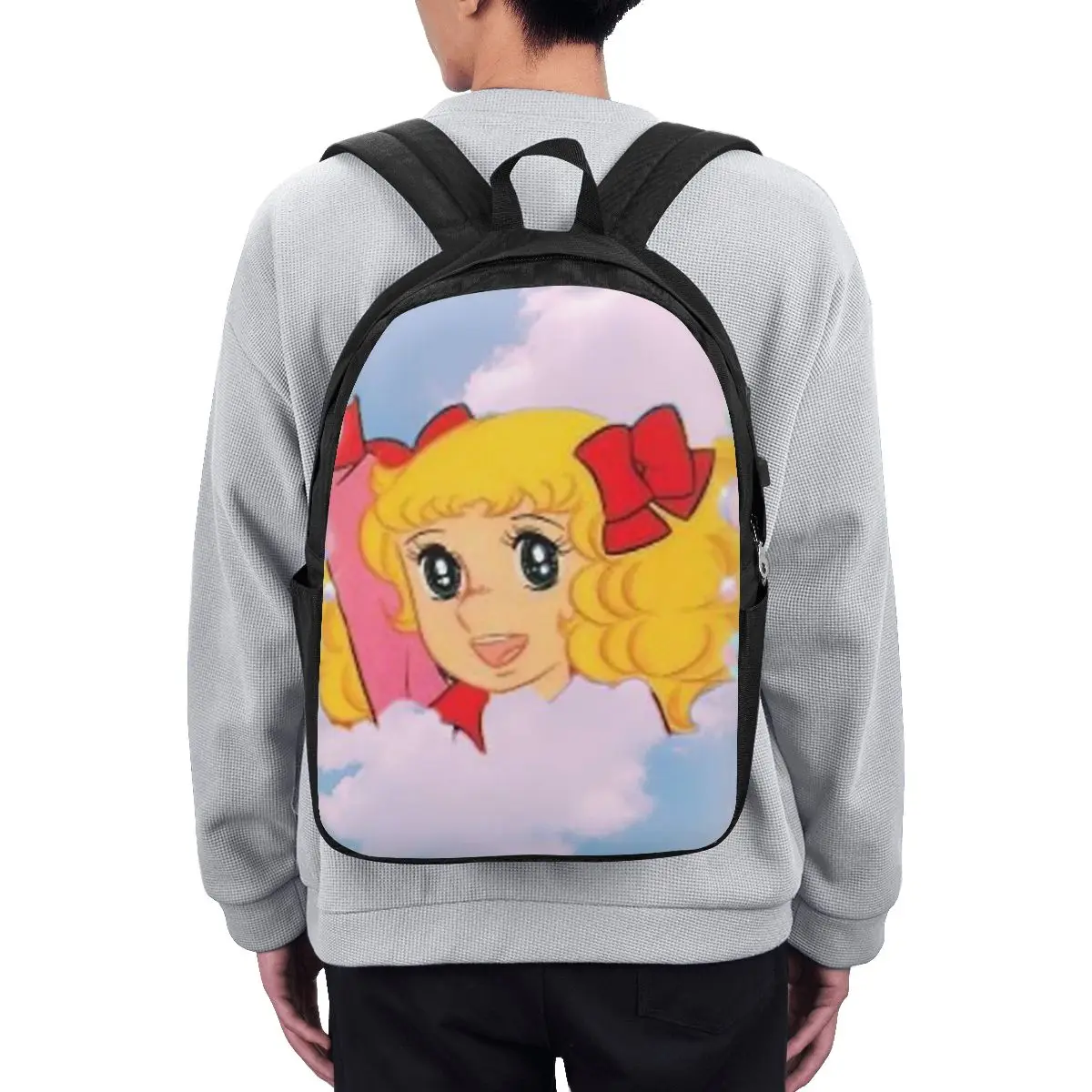 

Candy Candy Anime Manga Backpack Travel Notebook Bag Computer College Student School Bag Laptop Shoulder Bags for Men Women