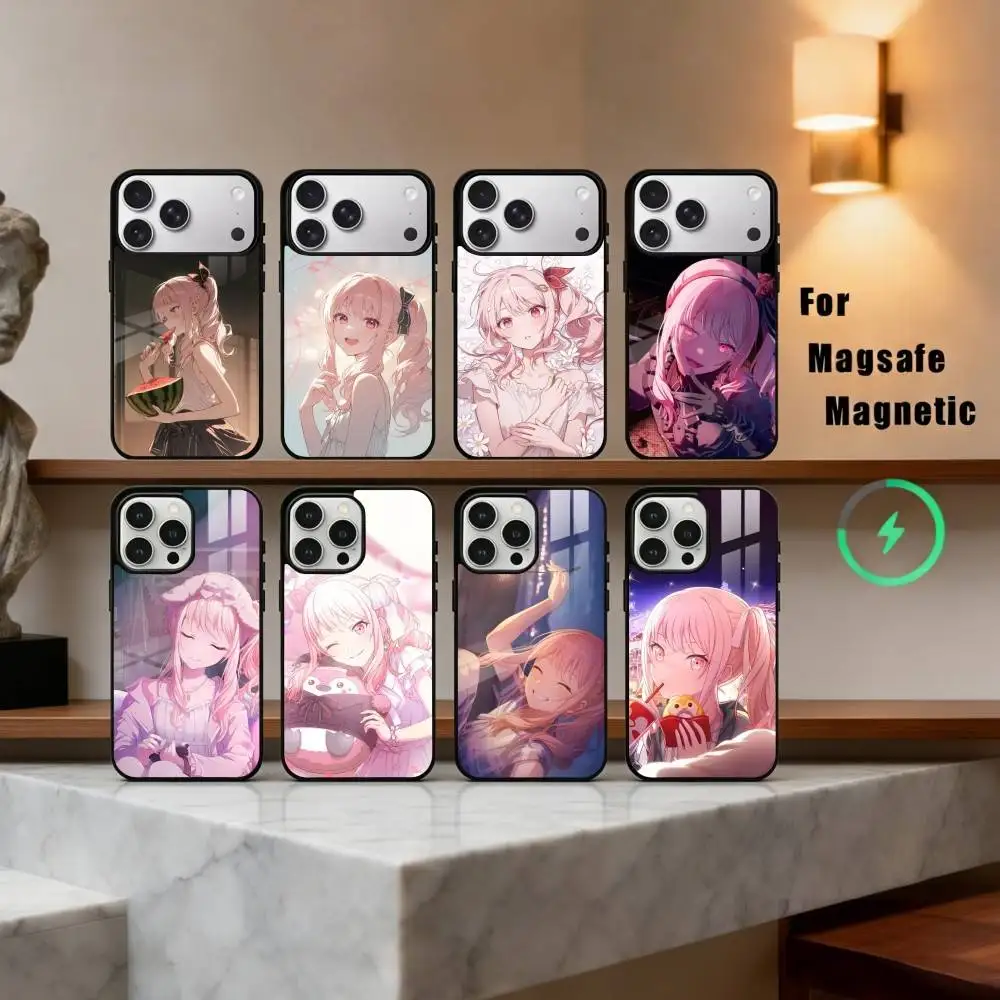 

P-Project S-SEKAI M-Mizuki Akiyama Phone Case For iPhone 17,16,15,14,13,12,Plus,Pro,Max for Magsafe Magnetic Wireless Charging