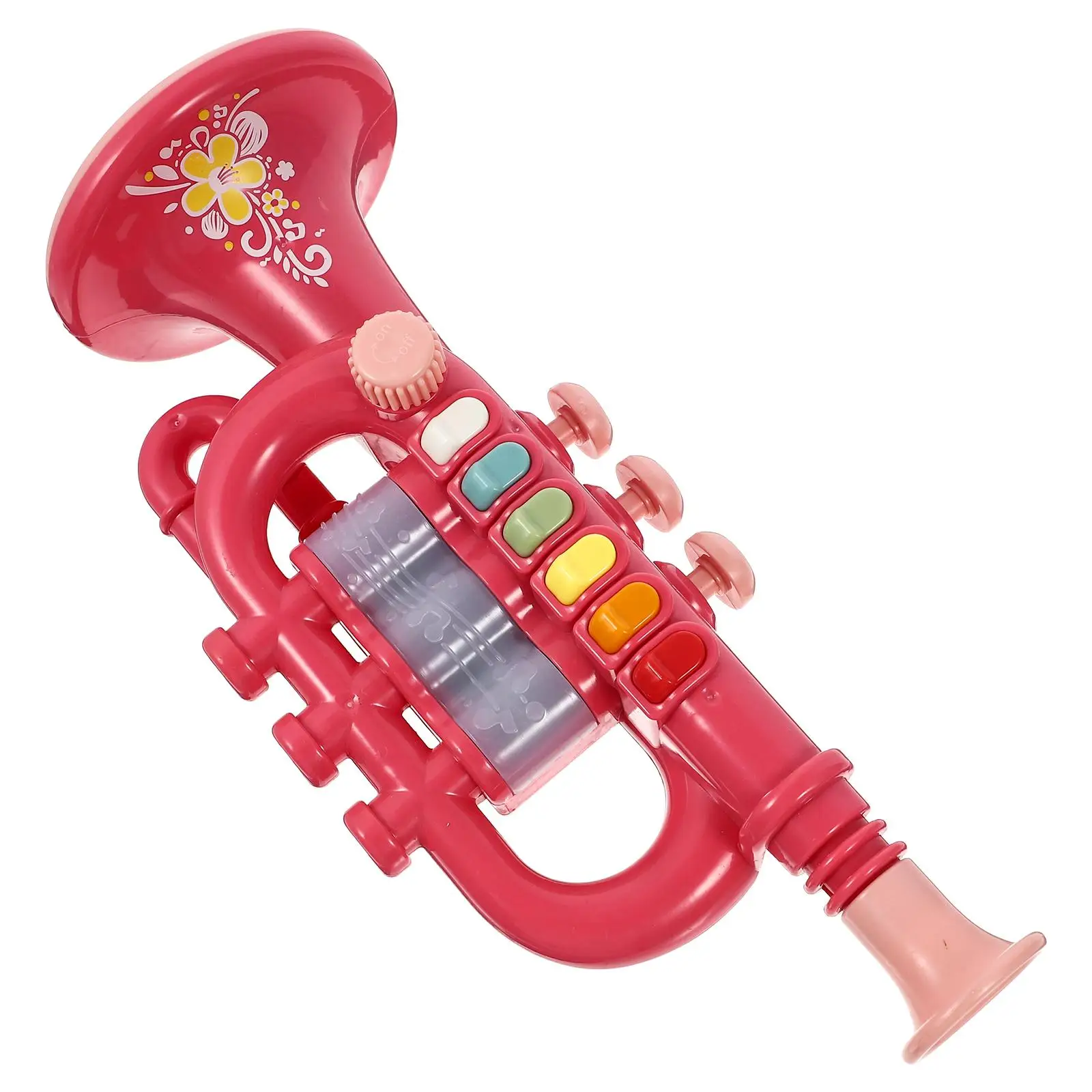 Kids Trumpet Pink Musical Learning Instruments Mini Instrument Plaything Smooth Sound Blowing Playthings Horn Gifts