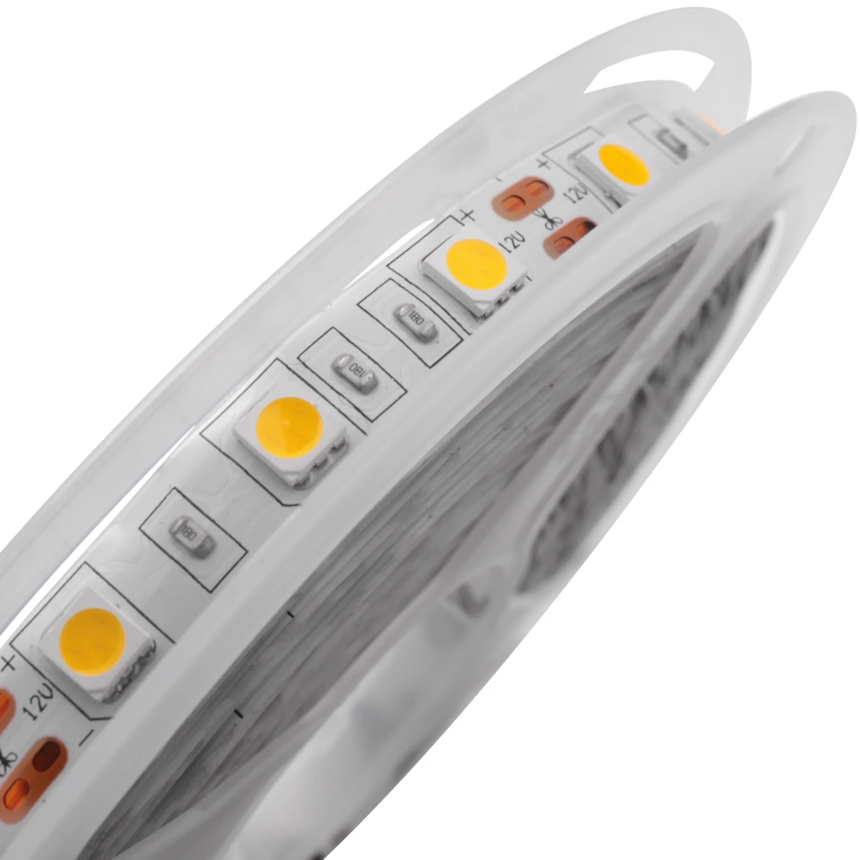 

AA19 2X 5M 300 Теплый белый светодиод 5050 SMD Гибкая ламповая лента 12 В постоянного тока для домашнего клуба