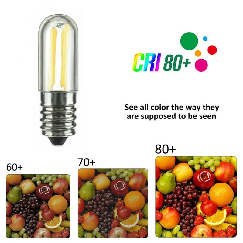 Led Lamp High Quality Lighting Mini Led Bulb Dimmable Fridge Freezer Filament Bulb Light 2700k 220v E14 1w 2w 3w