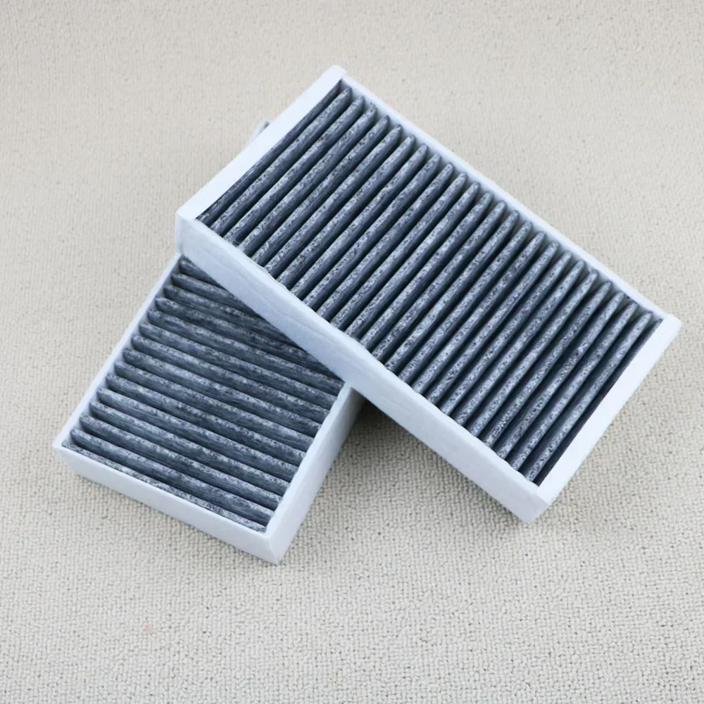 2Pcs Cabin Filter Car Air Conditioner A1648300218 For Mercedes Benz W164 ML280 ML300 320 ML63 GL320 CDI GL350 420 450 500 R350