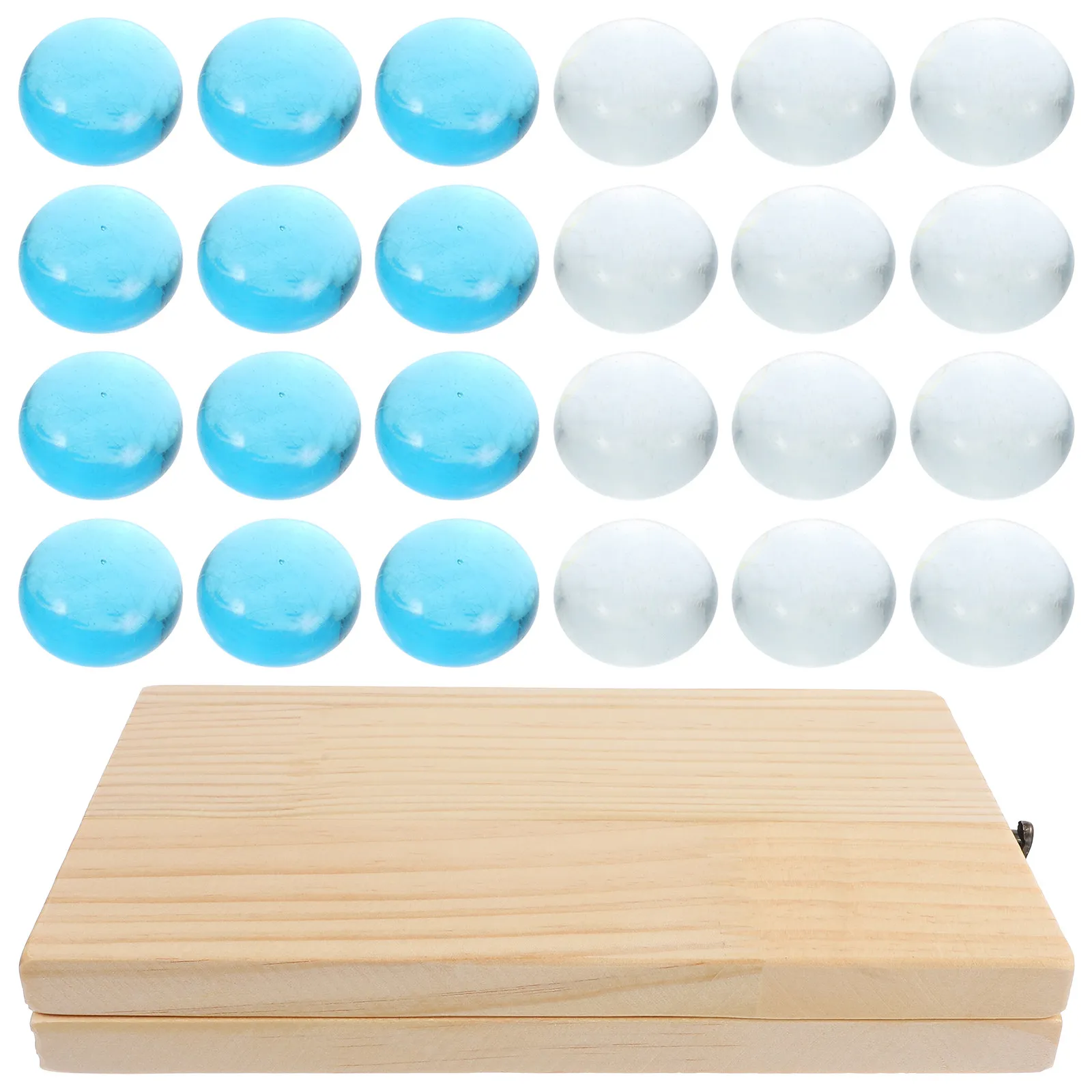 

1Set Wooden Mancala Folding Board Game with Smooth Surface Kids Family Board Game Mancala Beads Educational Thinking Puzzle