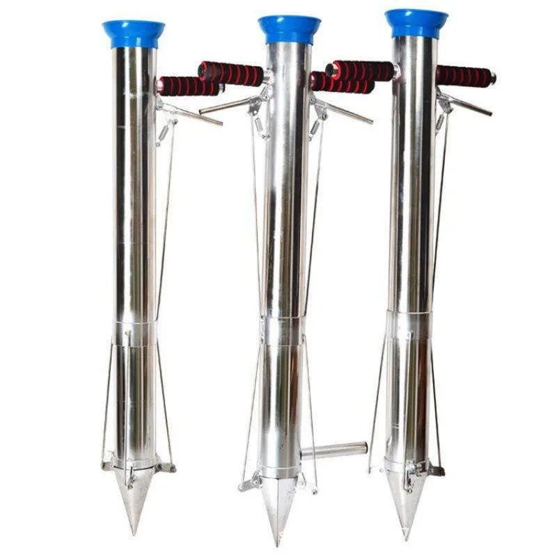 Handheld Mini Stainless Steel Seedling Transplanter, Multi-functional Farm Planting Tool for Pepper & Vegetable Seedling Setting