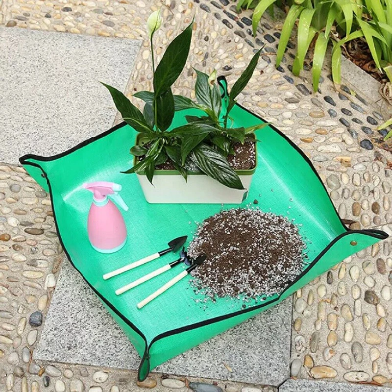 Plant Regeneration Mat Waterproof Transplant Mat Portable Square Foldable And Easy To Clean Succulent Transplant Mat