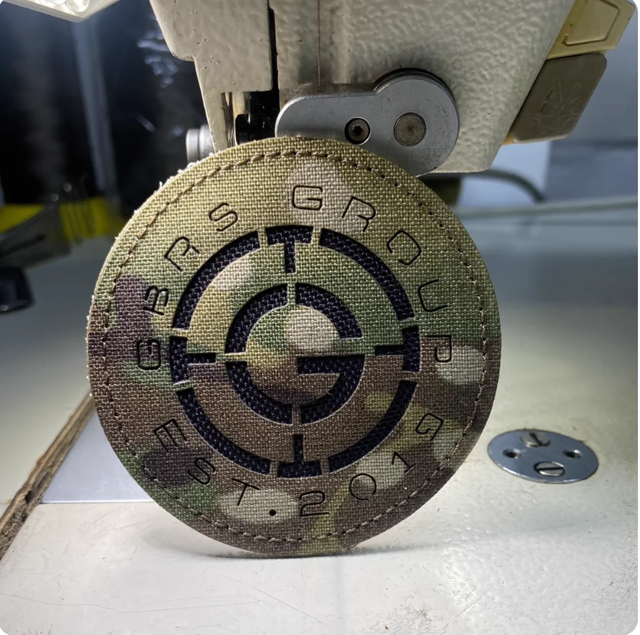 

GBRS style laser cutting magic patch Ding armband morale badge, currently available in highly replicated versions on the market