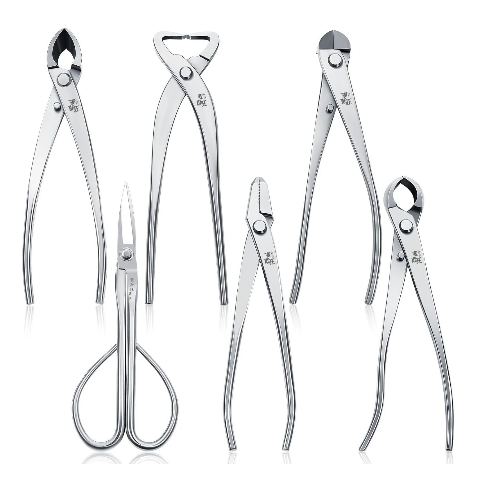 

1 x Stainless Steel Bonsai Tool Knob Cutter Shear Scissors Branch Cutter Trunk Splitter for Garden Bonsai shaping Tools