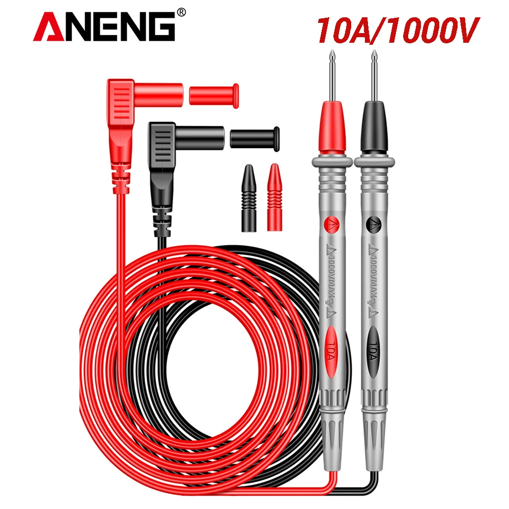 

ANENG PT1004B Digital Multimeter Test Leads 1000V 10A Probe Tester Cable Combination Measuring Probe Cable for Tester Multimetro