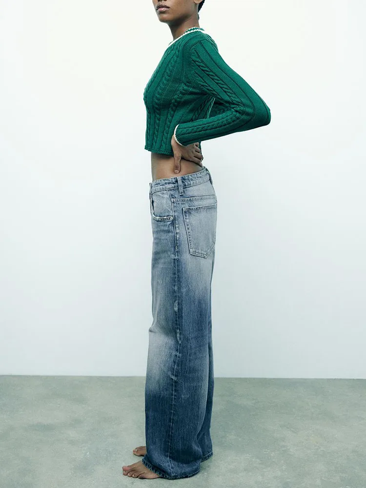 

Новое осеннее поступление, облегающий вязаный свитер с капюшоном, женский комплект Faion ZA2024 67734, вязаный топ 67730