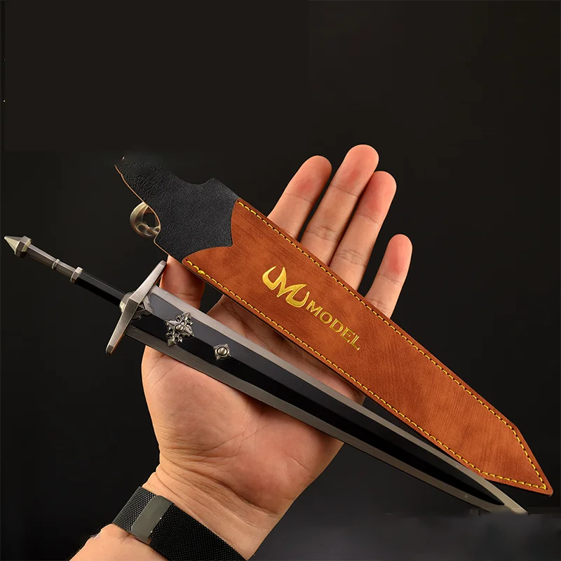 30cm Greatsword of Solitude Ring ER Game Decorative Swords Model Figure Knife Toy All Metal Crafts Ornament Gifts Collections
